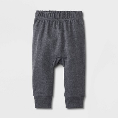 Image of Baby Boys' Jogger Pants - Cat & Jack™ Charcoal Gray 12M
