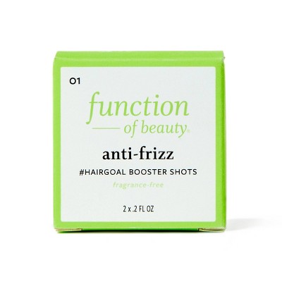 Function of Beauty Anti-frizz #HairGoal Booster Shots with Beetroot Extract - 2pk/0.2 fl oz