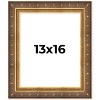 PosterPalooza | Museum Gold Picture Frame - UV Acrylic, Foam Board Backing, Hanging Hardware - 2 of 4