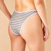 Women's Ribbed Textured Low-Rise Ultra High Leg Super Cheeky Bikini Bottom - Wild Fable™ - 2 of 4