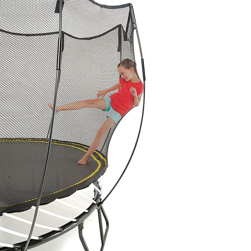 Springfree Trampoline Kids Large Square Trampoline with Safety Enclosure Net and SoftEdge Jump Bounce Mat for Outdoor Backyard Bouncing, 5 of 11