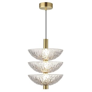 Maxim Lighting Metropolis 3 - Light Pendant in  Satin Brass - 1 of 4