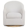Evolur Luna Swivel Glider & Ottoman - 3 of 4