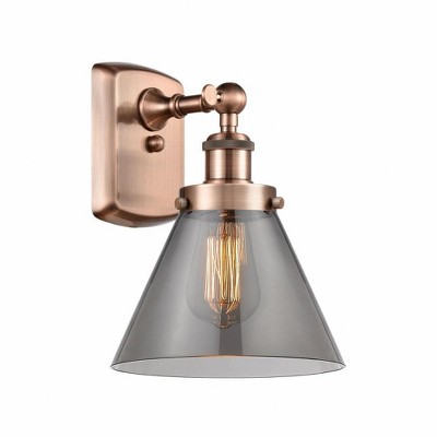 Cone - 1 Light Wall Sconce In Industrial Style-13 Inches Tall and 8 Inches Wide