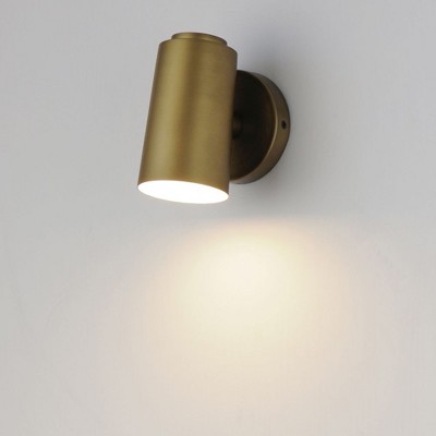 Maxim Lighting Spot Light 1 - Light Wall Light in  Natural Aged Brass