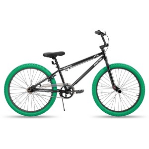 JOYSTAR Brockway Freestyle Kids BMX Bikes, 24 inch Green