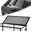 REPTI ZOO 35 Gallon Reptile Glass Terrarium, Double Hinge Door with Screen Ventilation Reptile Terrarium 36" x 18" x 12.6" - 3 of 4