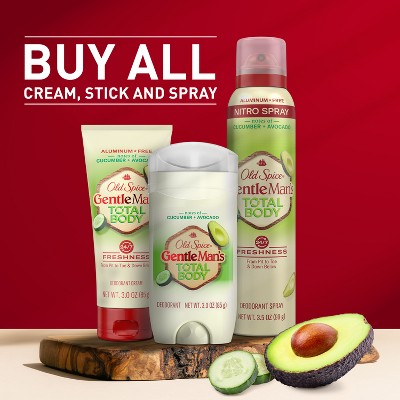 Old Spice Whole Body Deodorant for Men - Total Body Aluminum Free Spray - Cucumber &#38; Avocado - 3.5oz_1