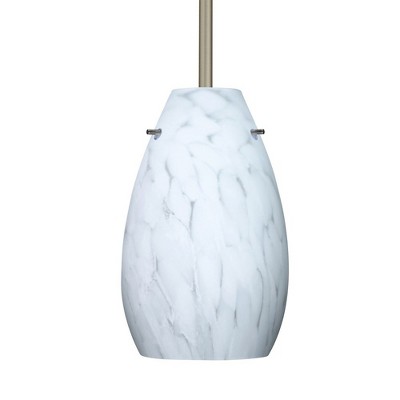 Besa Lighting Pera 9 1 - Light Pendant in  Satin Nickel