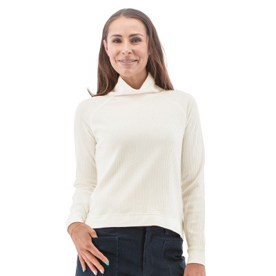 Aventura Clothing Women's Remy Cowl Neck Pullover - Egret, Size Medium ...