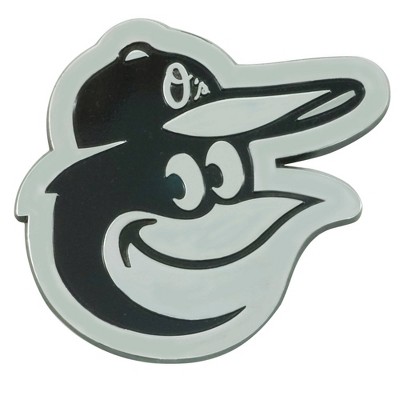 MLB Baltimore Orioles 3D Chrome Metal Emblem