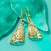 Ross-Simons Italian 14kt Yellow Gold Floral Filigree Drop Earrings - 3 of 4