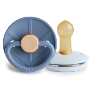 FRIGG Little Viking Natural Rubber Pacifier 2-Pack - 1 of 4
