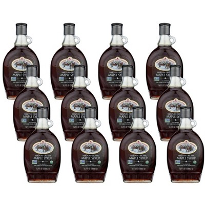 Shady Maple Farms Organic Very Dark Maple Syrup - Case of 12/16.9 fz
