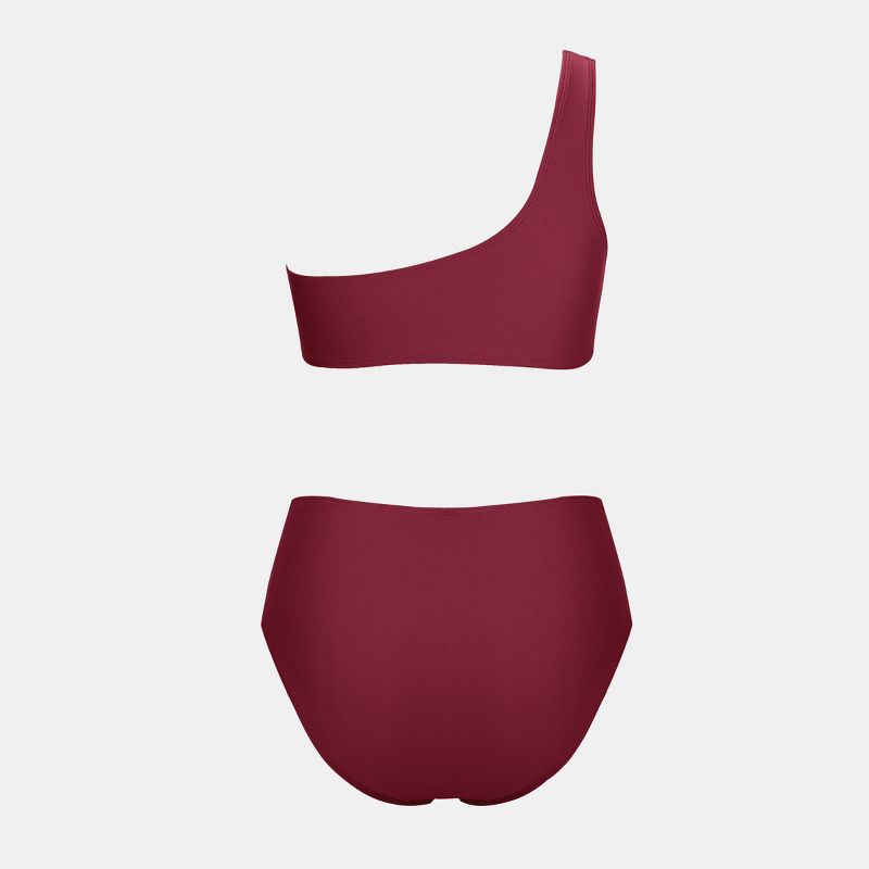 Women's One Shoulder Wrap Tie Bikini Sets Swimsuit - Cupshe, 2 of 6