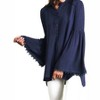Women's Popover Trumpet Sleeve Blouse - umgee - 4 of 4