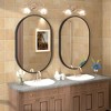 Apmir Oval High-Strength Tempered Glass and Aluminum Alloy Framed French Cleat Mounted Wall Decor Bathroom Vanity Mirror with 5-Year Warranty - 2 of 4