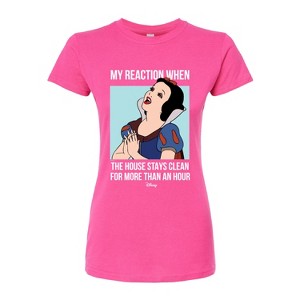 Women's - Disney - When The House is Clean Fitted Graphic T-Shirt - 1 of 3