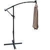 Sapphtopaz 10Ft Outdoor Umbrella Waterproof Sun Shades Cantilever Umbrellas with Crank and Cross Base for Garden, Pool, Backyard, Patio - 2 of 4