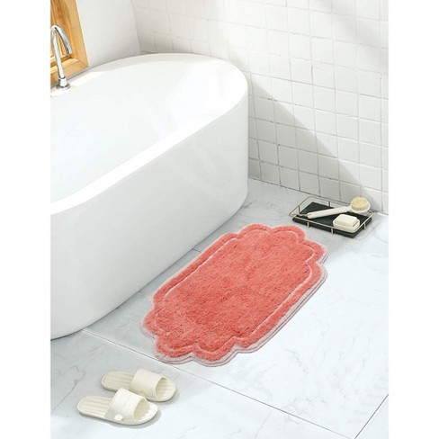 Allure Collection 100% Cotton Tufted Bath Rug, 5-Pcs Set with Contour, Linen