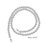 Unique Bargains Faux Pearl Handbag Strap Silver Tone 1 Pc - 2 of 4