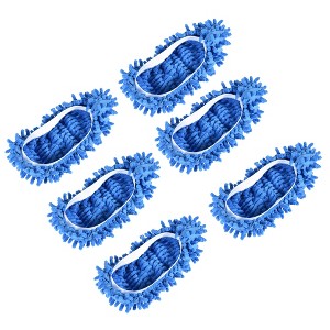 Unique Bargains Chenille Multifunctional Washable Cleaning Shoes Cover 6 Pcs - 1 of 4
