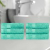 Modern Solid Classic Premium Luxury Cotton 6 Piece Hand Towel Set by Blue Nile Mills - 2 of 4