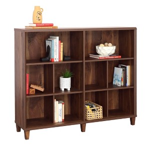 Sauder 45.28" Willow Place Cubby Bookcase Grand Walnut - 1 of 4