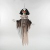 Morris Costumes 3 ft Hanging Animated Black & White Clown Decoration - White - 2 of 2