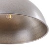 LamQee Curved Dome Pendant Light, Ceiling Hanging Fixture Chandelier Modern Industrial Dome Metal Shade for Dining Room House Foyer Kitchen - 4 of 4