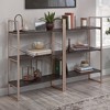 Sauder 41.6" 2 Shelf Walter Heights Bookcase Blade Walnut - 4 of 4