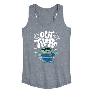 Women's - Disney - Out There Graphic Racerback Tank - 1 of 4