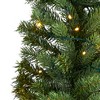 Nearly Natural 3-ft Flat Back Wall Hanging Artificial Christmas Tree with 35 Clear LED Lights - 3 of 4