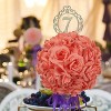Floral Home 8" Pick Peach Rose - 50-Piece - 3 of 4
