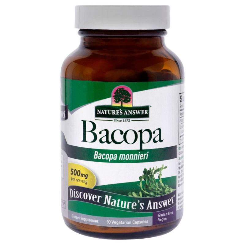 Nature's Answer Bacopa STD, Vegetarian Capsules, 90 Count, 3 of 4