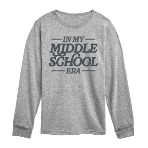 Boys' - Instant Message - In My Middle School Era Long Sleeve Graphic T-Shirt - 1 of 4