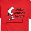 Men's - Peanuts - Make Yourself Heard Short Sleeve Graphic T-Shirt - 2 of 4