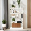 Hommoo Wood Bookcase, 72" Tall Bookshelf with 6-Tier Open Storage Shelves - 2 of 4