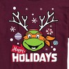 Men's - Teenage Mutant Ninja Turtles - Happy Holidays Short Sleeve Graphic T-Shirt - 2 of 4