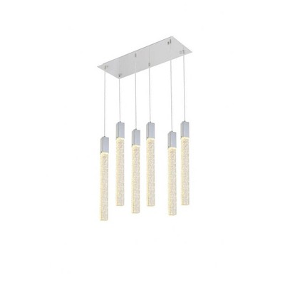 Elegant Lighting Weston 6 - Light Pendant in  Chrome