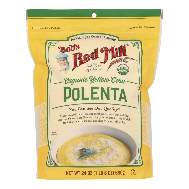 Bob's Red Mill Organic Yellow Corn Grits Polenta - Case of 4/24 oz, 2 of 7