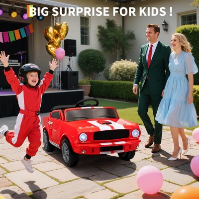 Ride on Licensed Shelby GT350,Ride on Toys for Toddlers with Remote Control, Ford Kids Electric Vehicle