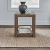 Liberty Furniture,Broadmore Living Room Square Chairside Table - Cobblestone Brown - 2 of 4