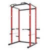 1100LB Power Cage Squat Rack for Home Gym – Adjustable Safety Bars, Pull-Up Bar & Dip Bars, Strength Training Power Rack System - 4 of 4