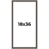 PosterPalooza | Panoramic Deco Black Picture Frame - UV Acrylic, Foam Board Backing, Hanging Hardware - 2 of 4