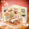 Robotime 3D Puzzles Super Creator Warm Dining Room Plastic Building Set Toys Playset Gifts for Teens Adults, Multicolored, 7.36"*2.76"*11.3" - 2 of 4
