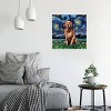 Golden Retriever Night (Dark Coat) by Aja Trier Unframed Wall Canvas - iCanvas - 3 of 3