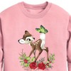 Boys' - Disney - Christmas Botanical Butterfly Graphic Long Sleeve Fleece Sweatshirt - 2 of 4