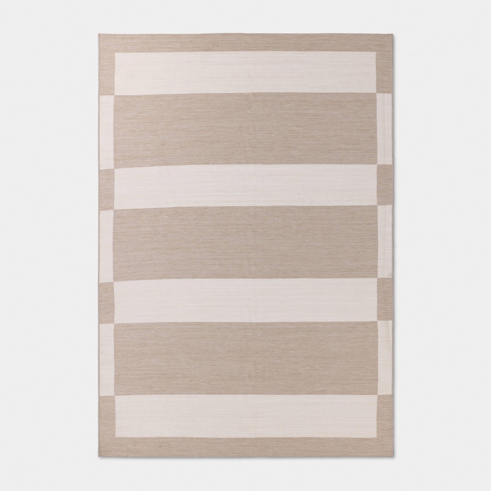 7'x10' Tonal Rectangular Woven outdoor Area Rug Khaki - Threshold™