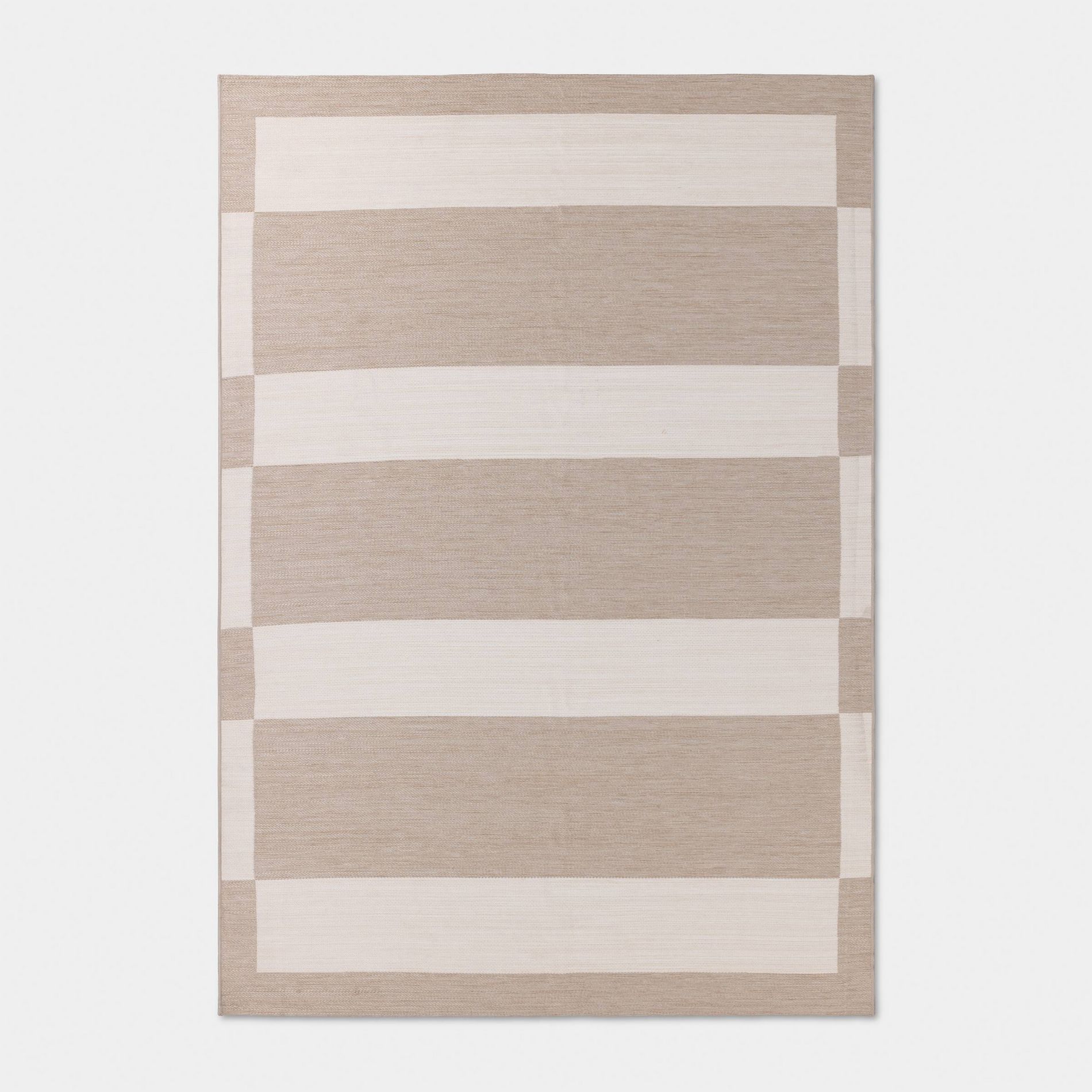 7'x10' Tonal Rectangular Woven Area Rug Khaki - Threshold™